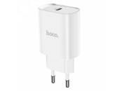 Hoco Power Adapter USB-C 20W (DC23/PD20W) White