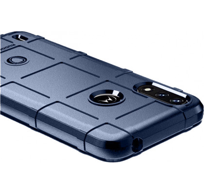 Чехол-накладка для Motorola E7 Power Anomaly Rugged Shield Blue