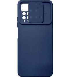 Чохол-накладка для Redmi Note 12 Pro 4G силікон Camshield Blue