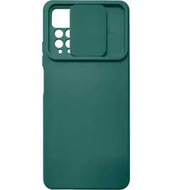 Чохол-накладка для Redmi Note 12 Pro 4G силікон Camshield Green