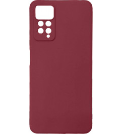 Чехол-накладка для Redmi Note 11 Pro / Pro 5G / 12 Pro 4G Full Camera Maroon
