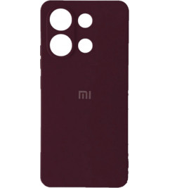 Чехол-накладка для Redmi Note 13 4G Full Camera Bordo