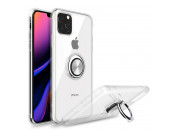 Чехол-накладка для Apple iPhone 11 силикон Clear with ring