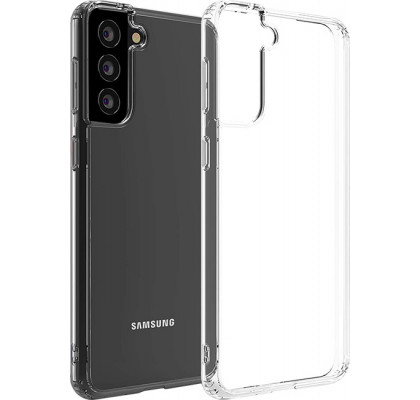 Чехол-накладка для Samsung S21 Plus силикон Clear