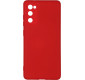 Чехол-накладка для Samsung S20 FE силикон Red