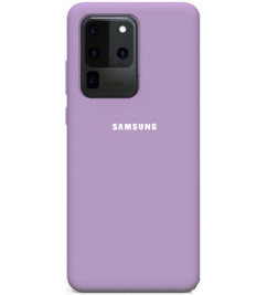 Чохол-накладка для Samsung S20 Ultra (G9880) Original Soft Lilac