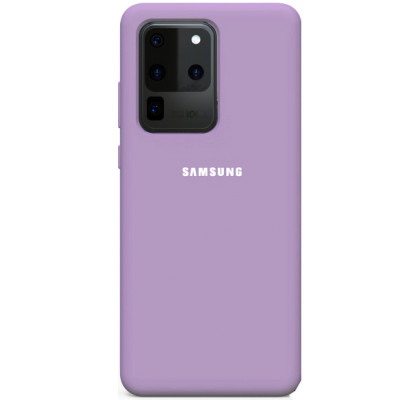 Чехол-накладка для Samsung S20 Ultra (G9880) Original Soft Lilac