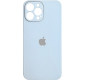 Чехол-накладка для Apple iPhone 13 Pro Max Glass Designo Light Blue