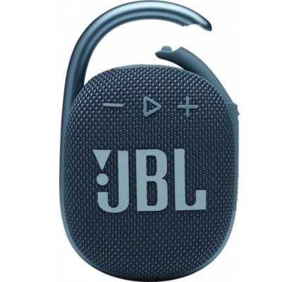 Портативна колонка JBL Clip 4 Blue (JBLCLIP4BLU)