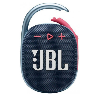 Портативна колонка JBL Clip 4 Blue/Pink (JBLCLIP4BLUP)