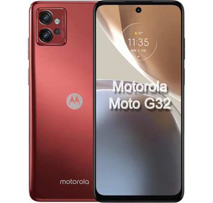 Motorola G32 (6+128Gb) Satin Maroon (PAUU0029RS) (UA)