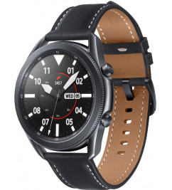 Смарт-годинник Samsung Galaxy Watch 3 (SM-R840) кожа Stainless steel Black 45mm 