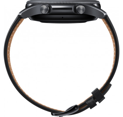 Смарт-годинник Samsung Galaxy Watch 3 (SM-R840) кожа Stainless steel Black 45mm