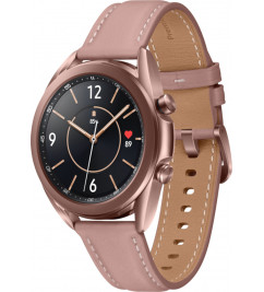 Смарт-годинник Samsung Galaxy Watch 3 (SM-R850) кожа Stainless steel Bronze 41mm 