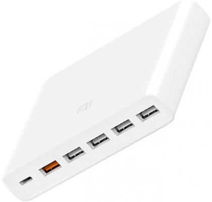Xiaomi Mi USB Multiple Hub 60W Fast Charger 6 port White (CDQ06ZM)