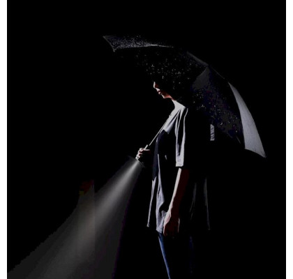 Зонт Xiaomi 90FUN Oversize Automatic Umbrella with Flashlight Black