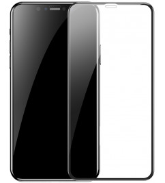 Защитное стекло для iPhone 14 Pro Max / 15 Plus (с рамкой Black)