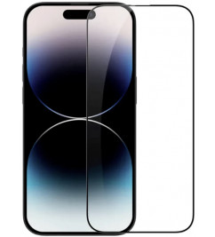 Защитное стекло для iPhone 15 Pro (с рамкой Black)