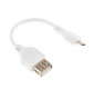 Кабель OTG (USB/micro USB)  White