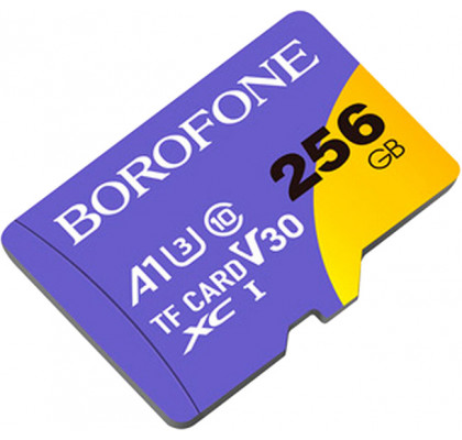 Карта памяти Borofone microSD 256Gb class 10