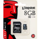 Карта памяти Kingston microSD 8Gb class 10 + SD