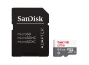 Карта памяти SanDisk microSD 64Gb class 10 + SD